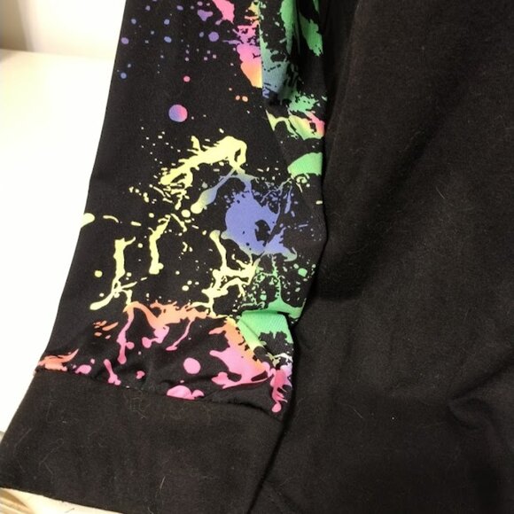 Colorful Splatter Sleeve Women's Top by Shein Curve - Size 2X - Picture 5 of 11